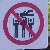 Schild bei einem Festival in Nijmegen